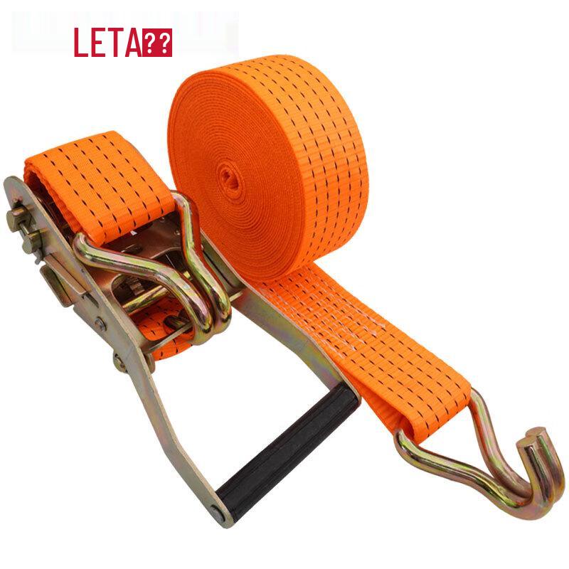 LETA 8m 3-Ton Ratchet Tie-Down Strap with Double Hooks