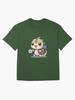 Basilisk Kawaii Tiny Basilisk With A Backpack Oversized Unisex T-Shirt
