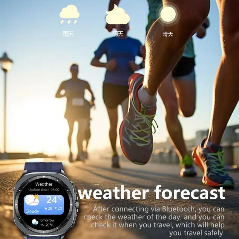 2026 Bomba de Aire Nueva Airbag Medición Precisa Reloj Inteligente Hombre Micro Examen Físico Presión Arterial Deporte SmartWatch