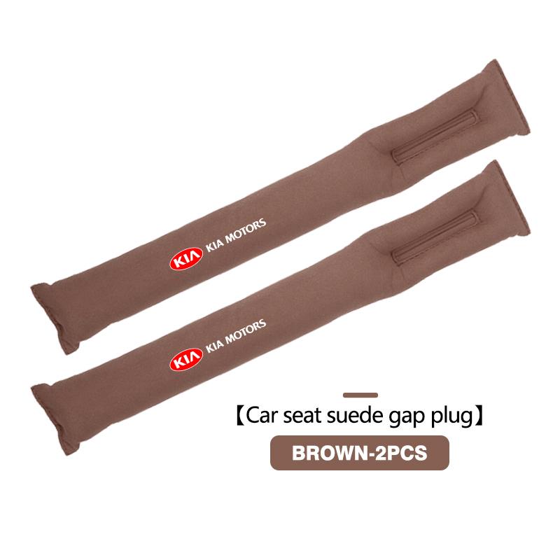 Suede Car Seat Gap Leak Proof Strip Gap Filler Interior Accessories For KIA Sorento Stinger Soul Spectra Niro Cadenza Sephia wscap11