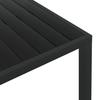 Garden Table - VIDAXL - Black - Aluminium - WPC - 150 X 90 X 74 Cm