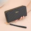 Women Wallets Vintage Style Printed Long Wallet, Leather Card Holder, Coin Purse, Clutch Bag
