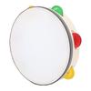 Schellentrommel für Kinder Erwachsene Handgehaltenes Musikalisches Pädagogisches Perkussionsinstrument 8 Zoll