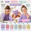 Foods Clicker Anti-stress Toy Pendant Stress Relief Calming Keychain Keys  Children Adults