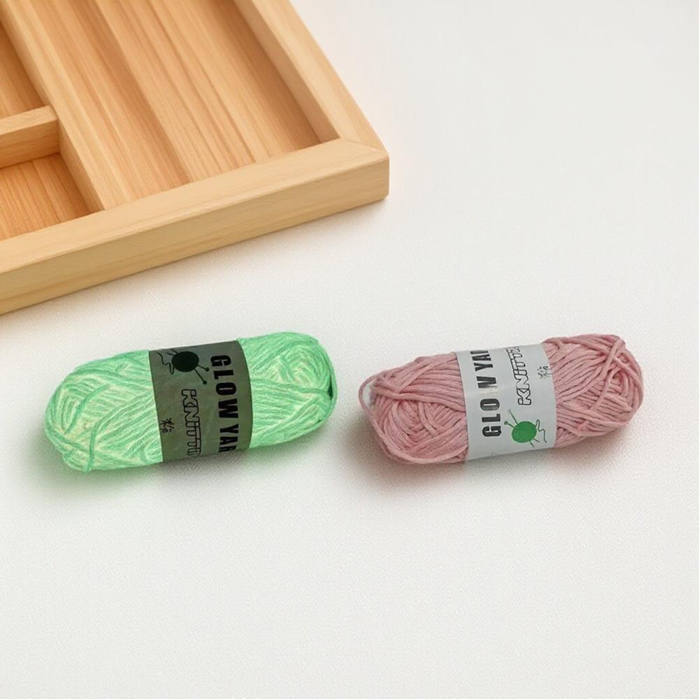 

Functional Glow in The Dark Yarn for Hand Knitting Carpet Sweater Hat Craft Accessories Luminous Wool Yarn DIY Projects