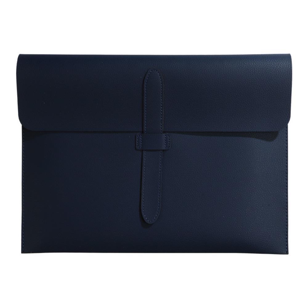 Waterproof Business Leather Document Bag Data Contract Bill File Bag  Stationery Storage