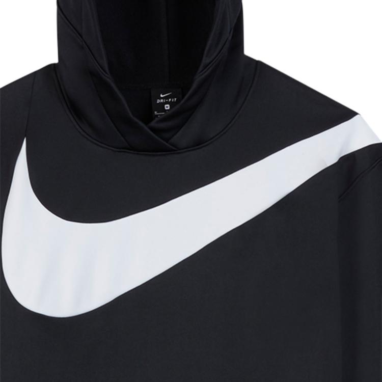 Nike Basketball Sport Big Swoosh Hoodie Men Hoodie Black CK6458-010