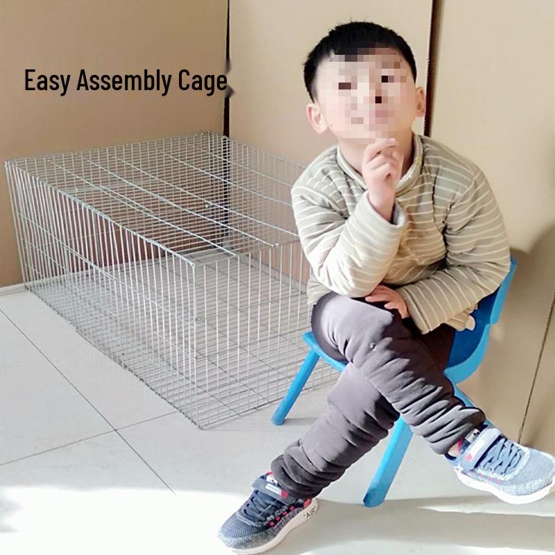 Large Outdoor/Indoor Cage for Rabbits, Chickens, and Pigeons - Model 862VxSFvH7