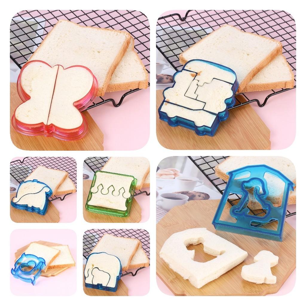 Nowoczesny Prosty Design Zestaw Do Krojenia Chleba DIY z Nieregularnymi Kształtami do Zabawnych Kanapek