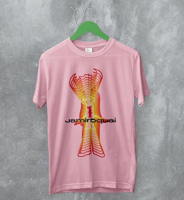 

Jamiroquai band shirt Pink Tshirt short sleeve All sizes S to 5Xl XA172 Unisex T-Shirt XXXL