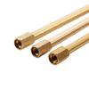 Tire Valve Extension Valve Extender Brass Auto Tire Valve Stem Extension Pole Caps Extender Straight Bore Valve Extension