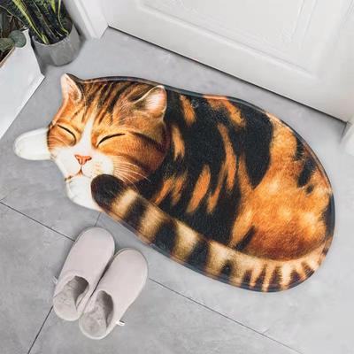 Cartoon Cat Door Mats Antislip Floormat Kitchen Carpet Easter Welcome Mats for Entrance Entryway Foot Mats Rugs Bathroom