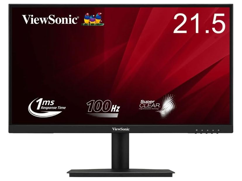 ViewSonic Japan Full HD Gaming Monitor Light Warranty and Backlight 21.5-inch VA220-H (VA/100Hz/1ms/HDMI, D-sub/Flicker-Free/Blue Reduction/3-Year