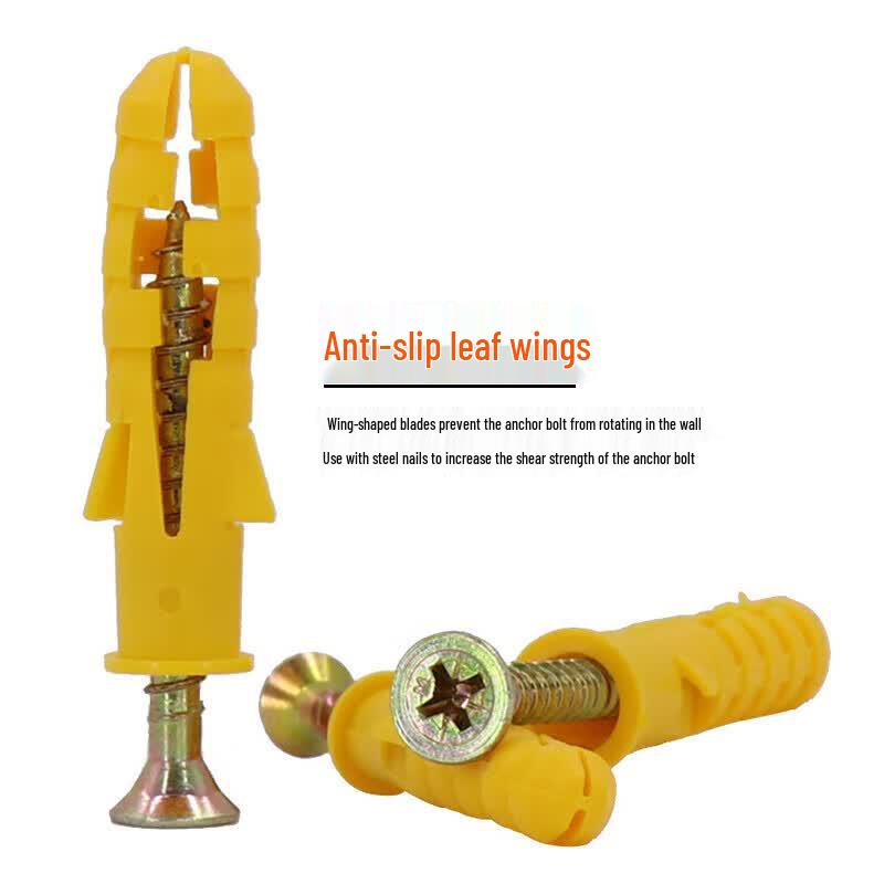Mashifu Plastic Expansion Anchor Screw Set