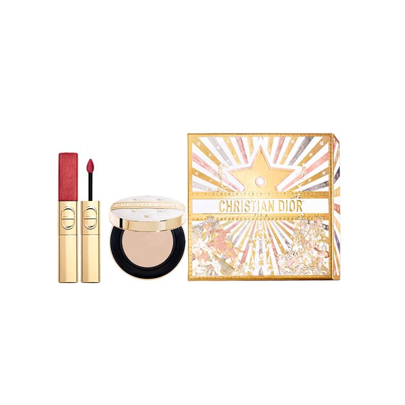 DIOR Cushion Lip Glaze#720+Yellow Cushion#0N белый