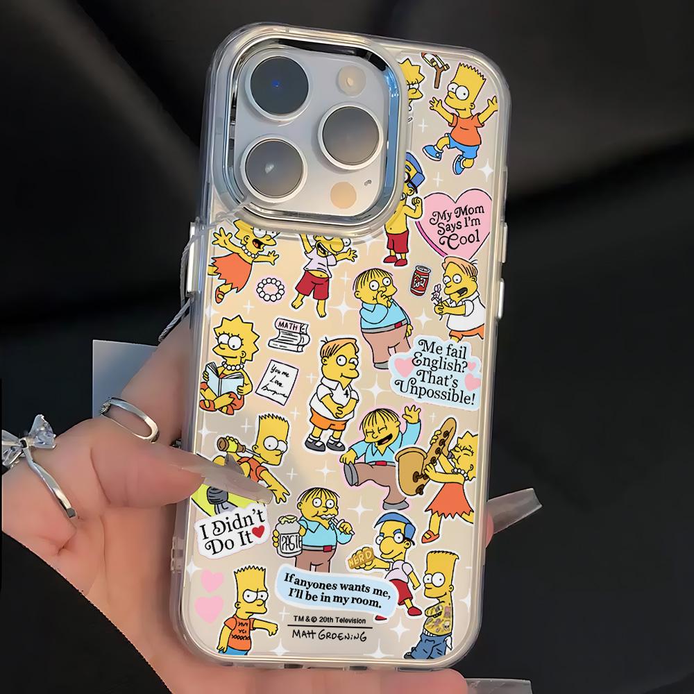 

Cartoon The S-Simpsons Hot Phone Case For IPhone 17 16e 16 15 14 13 12 11 Mini Pro Max X XR 8 7 Air Plus Transparent Soft Cover iPhone 16