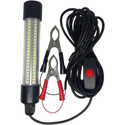LED Underwater Fishing Light Green Glow Deep Water Lamp for Bass Squid Night Fishing Energy Saving Bait Attracting Light for Sea and Cage Net Use