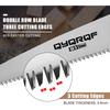 Japanese Hand Saw 10 Inch Pull Saw 17 TPI with Detachable Blade Wood Saw for Woodworking Gardening