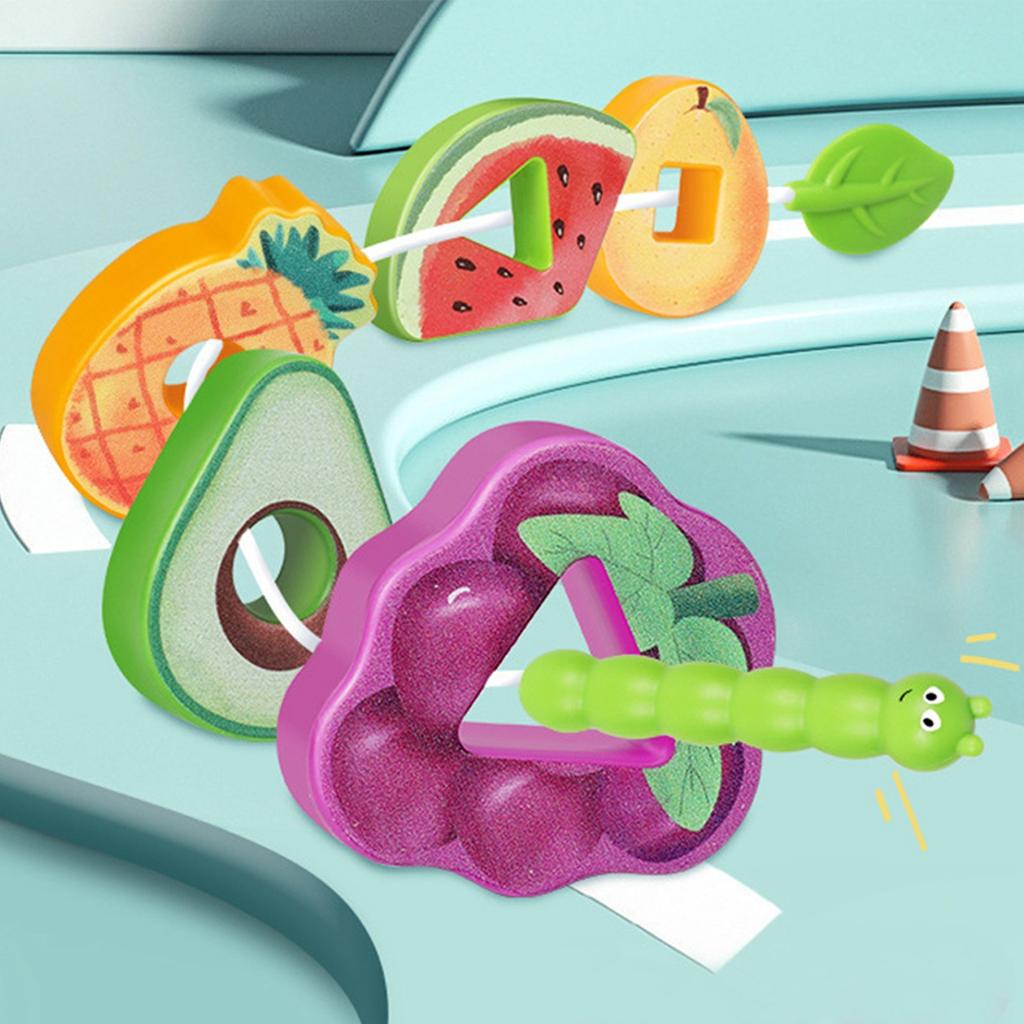 Fruit Skewers, Gluttworm Games, Children'S Educational Aids, Tabletop Interaction, Logical Thinking Games, Toys For Education