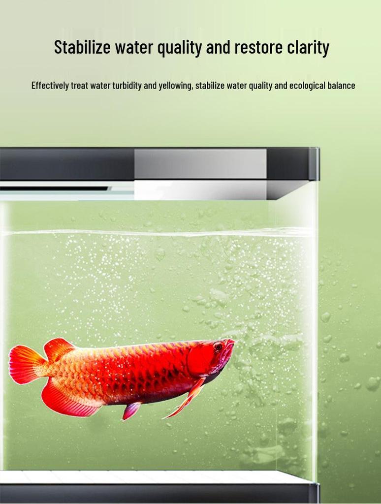 Akvarium En-Droppe Vattenrenare: Klart, renat vatten för fisk – Fri frakt ingår