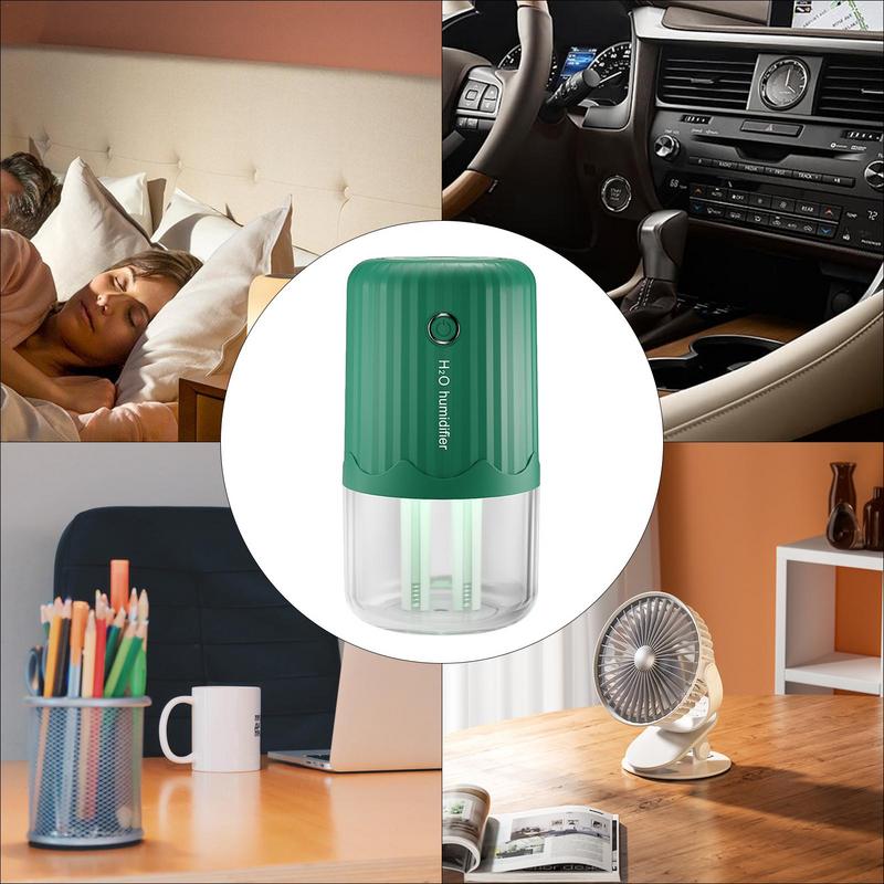 Osobisty Nawilżacz Powietrza Ładowany USB Nawilżacz Biurkowy Mały Ładowany Podwójny Spray Duża Pojemność Nawilżacz Powietrza Cichy Biurkowy