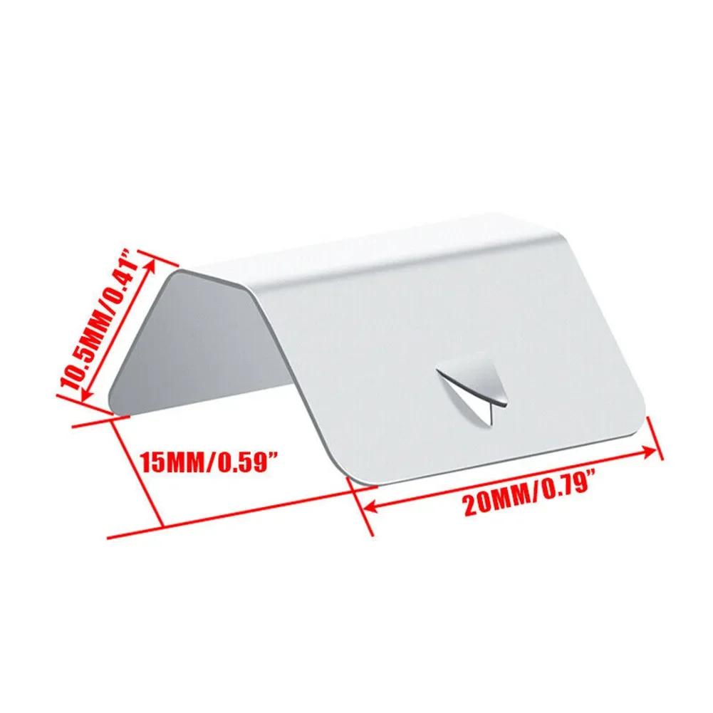 8/12Pcs Wind Rain Deflector Channel Metal Retaining Clips Stainless Steel For BMW Front Left Rear Right Wind Clamp Kit
