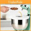 For Kitchen Aid Steel Mixing Bowl Fermentation Lid With Splash Cover For Home Baking