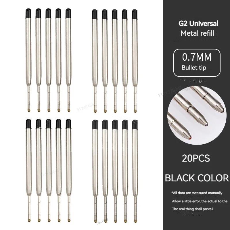 5-20pcs L:3.9 In/99mm Ballpoint Pen G2 Refills for Medium Point Blue Red Black Ink Rods for Office Stationery School Supplies