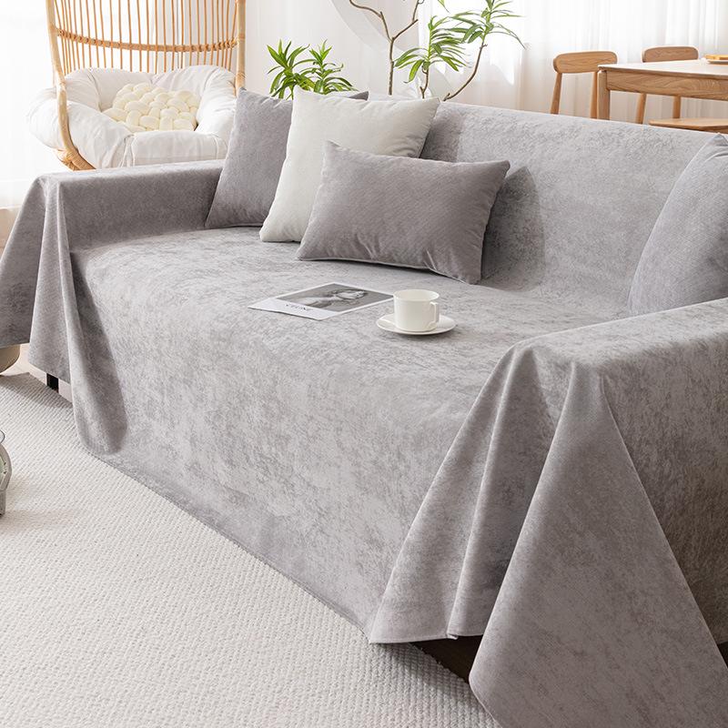 All-Season Waterproof Non-Slip Sofa Cover: Cat Scratch-Resistant, Diaper-Proof, Full Coverage in Nordic Style