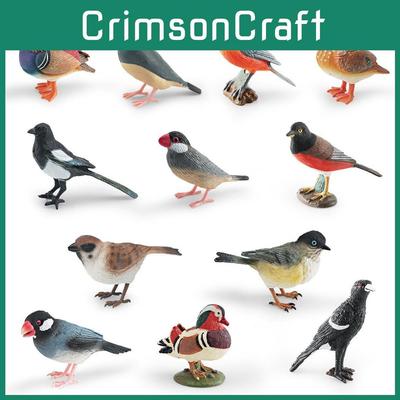 Ente Mandarin-Ente Figuren PVC Realistisch Statisch Dekoration Für Kinder Pädagogisches Geschenk