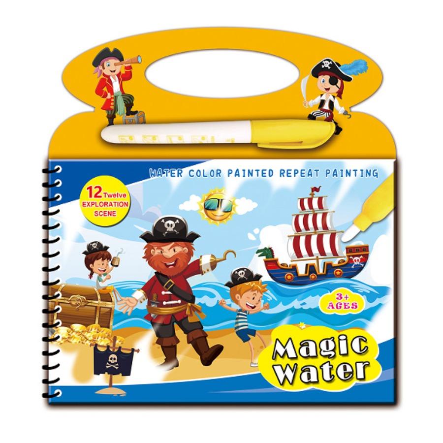 Magical Water Painting Book Toddler Early Education Toys Reusable Magic Drawing Coloring Book for Kids Children Montessori Toys