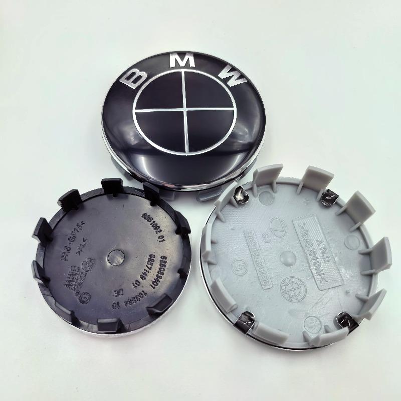 Tappi Centrali per Cerchi BMW 56/68mm Compatibili con E46 E39 E60 E90 E53 E36 E30 E87 F10 F20 F30 X1 X3 X5 X6 X7 Accessori Auto