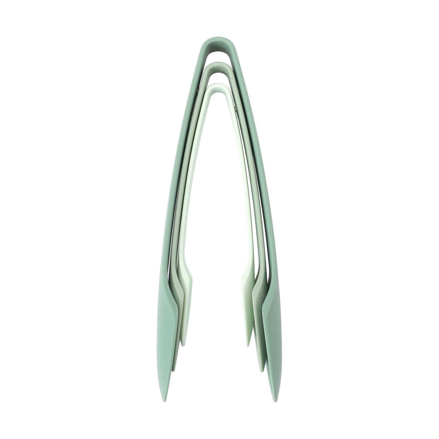 3Pcs/set Kitchen plastic food clip food tongs barbecue steak barbecue clip baking bread clip buffet clip зелёный