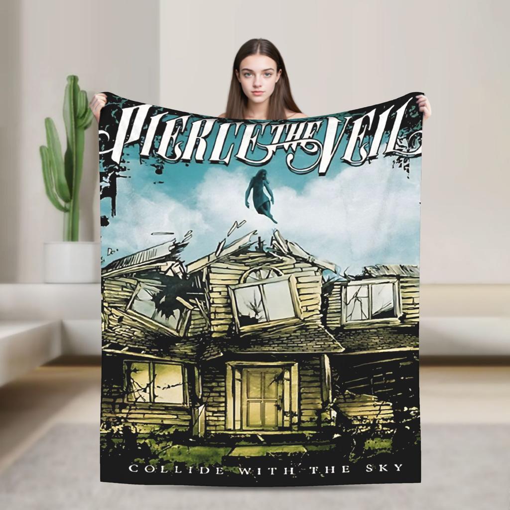 Pierce the Veils  Blankets Quality Warm Soft  Throw Blanket Winter Travel Outdoor Novelty Bedspread