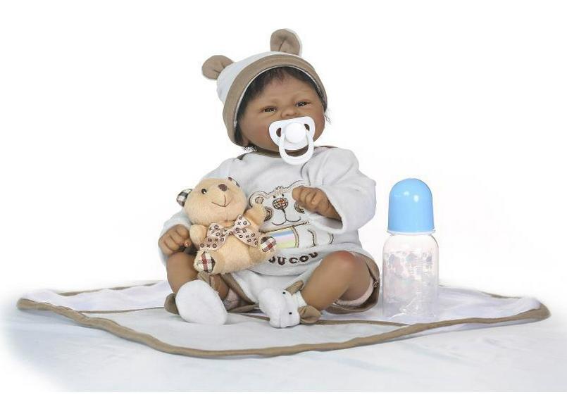Realistic Reborn Baby Doll Role-Playing Toy 45 cm