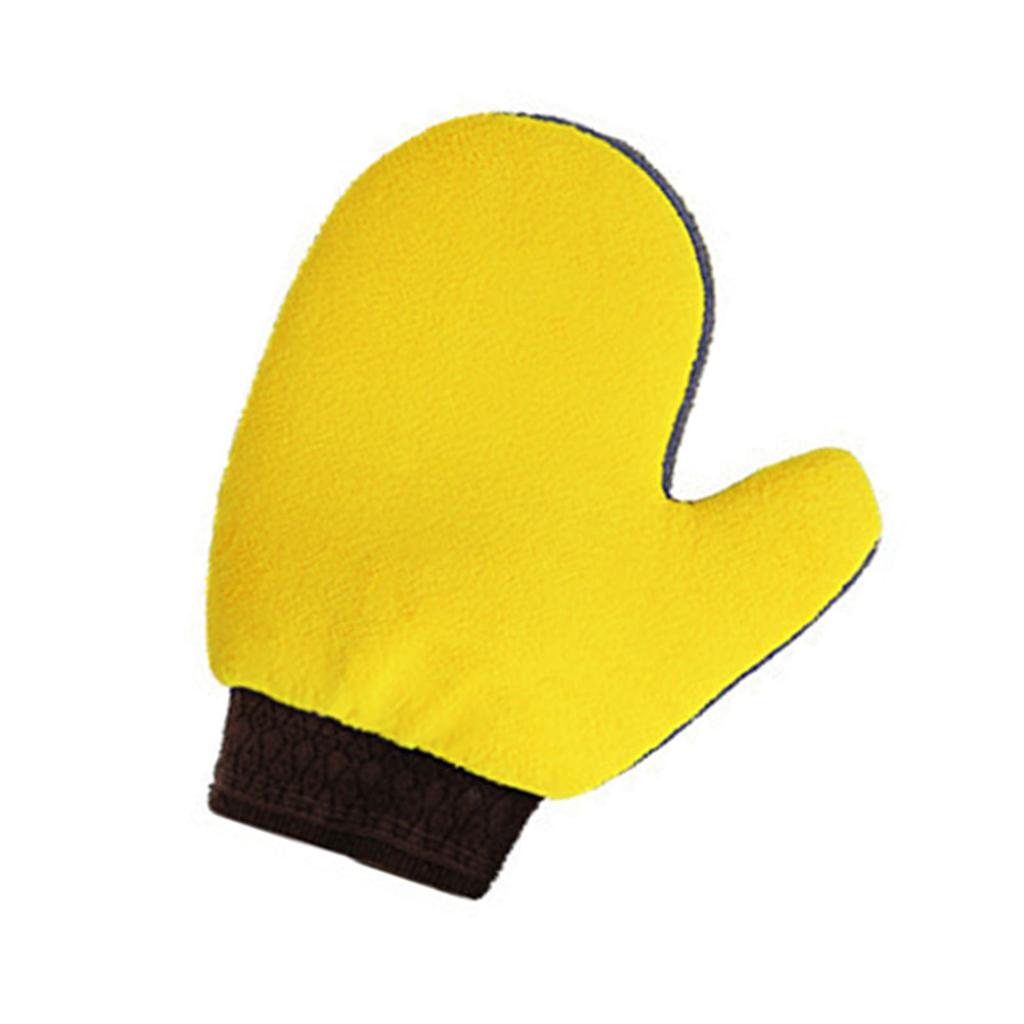 Car Wash Mitt Scratch Free Comfortable Grip Double Sided Chenille Car Wash Glove for Car Polishing