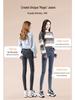 Women's High-Waisted Slim Pencil Jeans - Elastic, Versatile, Korean Style for Spring & Autumn