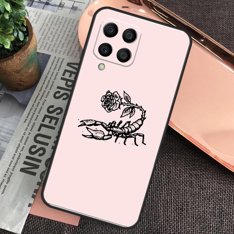 Animal Scorpio Case For Samsung Galaxy M15 M55 M13 M23 M33 M53 M31 M51 M14 M34 M54 M20 M30s M12 M32 M52
