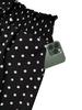 2024 Polka Dot Wide-Leg Culottes with Elastic Waist for Women - Spring/Summer Collection