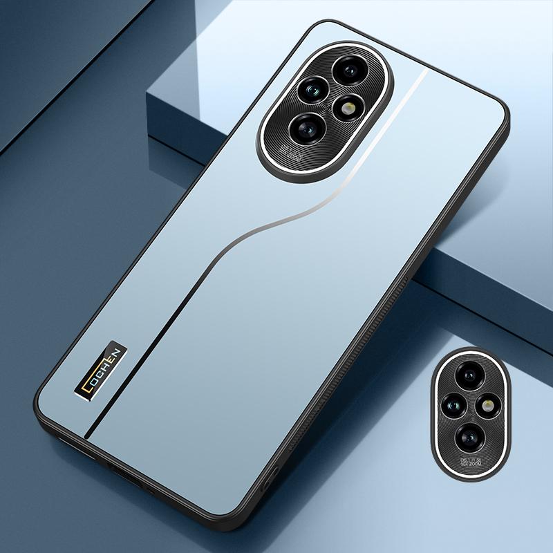 Pro Honor 200 5G Pouzdro PC+TPU Nárazuvzdorný Kryt na Telefon s Kovovým Krytem Objektivu