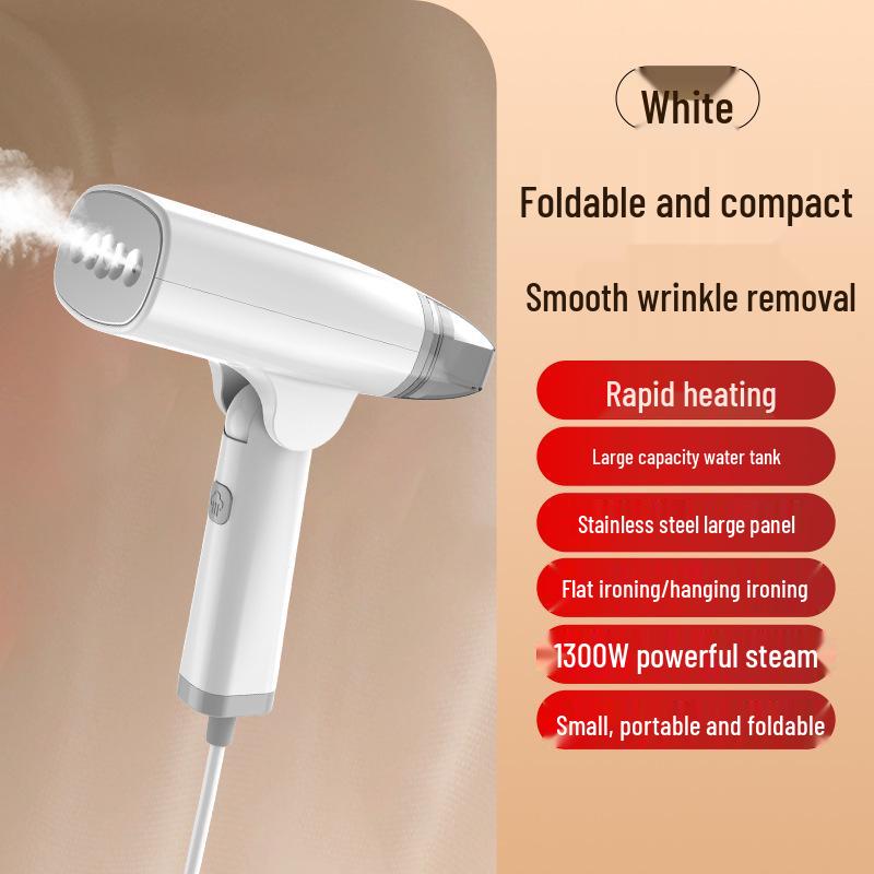 Compact Handheld Garment Steamer: Portable Foldable Iron for Home & Dorm Use, Constant Temperature Clothes Steaming, Mini Electric Iron.