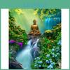 Religion Diamond Painting 5d Diy Buddha Full Round Rhinestone Portrait Diamond Embroidery