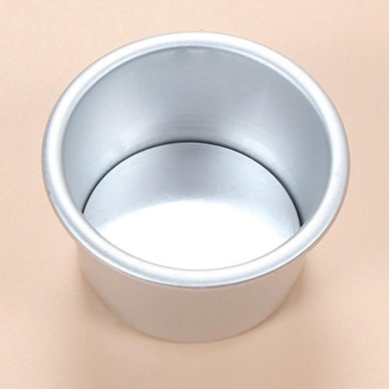 1 Pcs Non-Stick 2-Inch Round Mini Cake Pan with Removable Bottom - Perfect for Cheesecakes, Bread, Pizza, Chiffon, and Fondant - DIY Cooking Tool