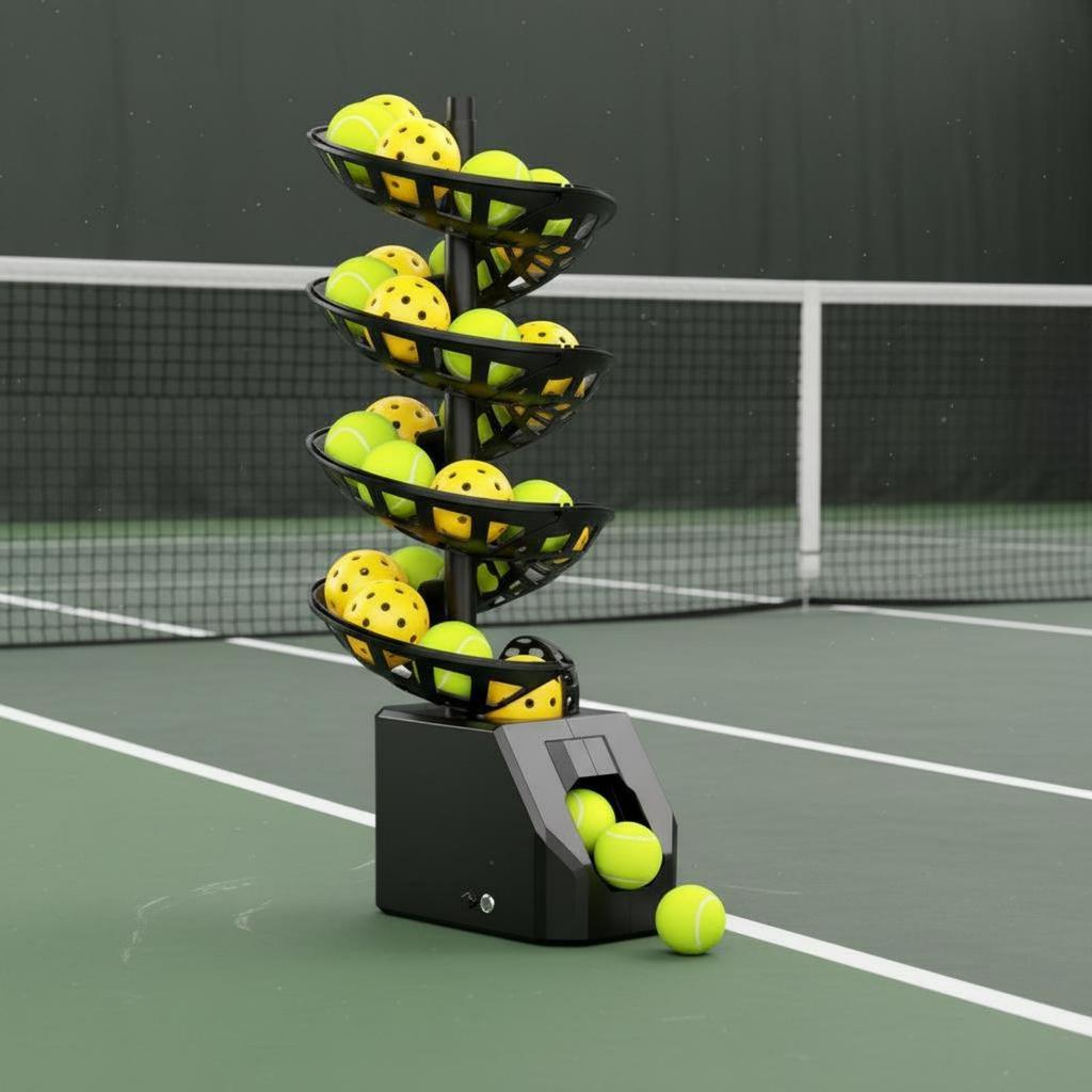 Control Ball Machine Automatic Feeding Tennis Portable Sports Training Gear for