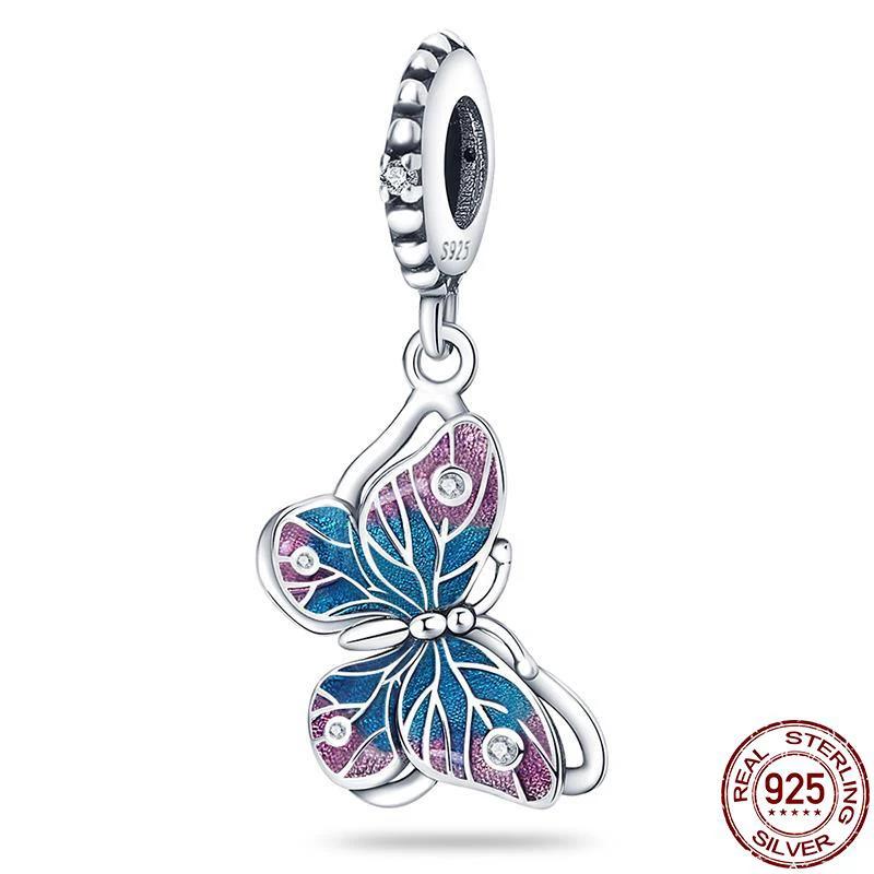 Glow In The Dark Firefly Charm Bead Fit Necklace Bracelet 925 Silver Chameleon Pendant Beads Women DIY Jewelry Making