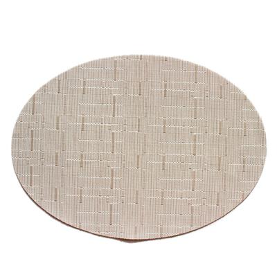 PVC Placemat Oval Placemat Non-slip Anti-scalding Table Heat Insulation Pad