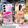 Cartoon Durable Phone Case For Tecno Camon40 4G/CM5 Waterproof Back Cover Soft Case Skin Feel Silicone Glitter Quicksand