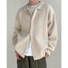Men S Casual Loose Lapel Long Sleeve Knit Cardigan For Autumn Winter