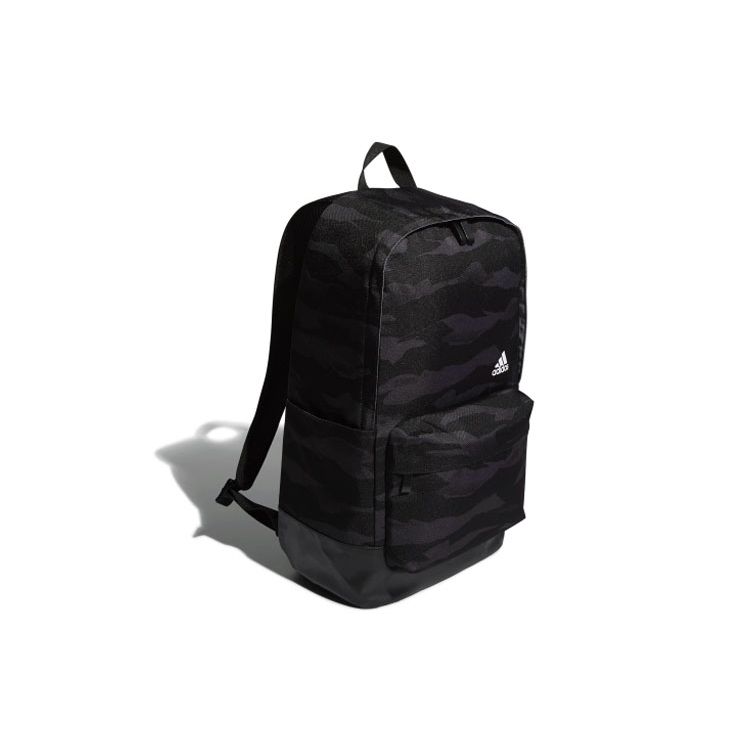 Adidas Cl Aop Sports Leisure Polyester Backpack Unisex Backpack Carbon-Black DW4272
