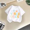 Children T-shirt Cute Cat Printed Kids 100% Cotton Clothes Tops 2-13Y Loose-fit Casual  O-Neck Short-sleeve T-shirt